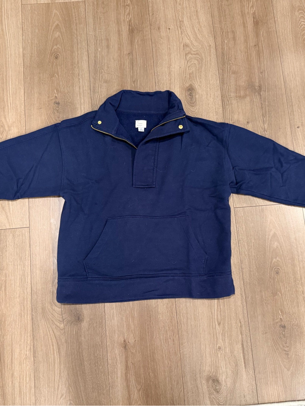 a new day Navy Zip-Front Fleece Jacket